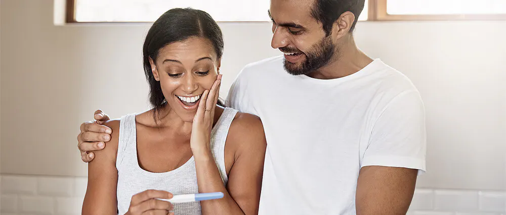 Couple during a fertility journey