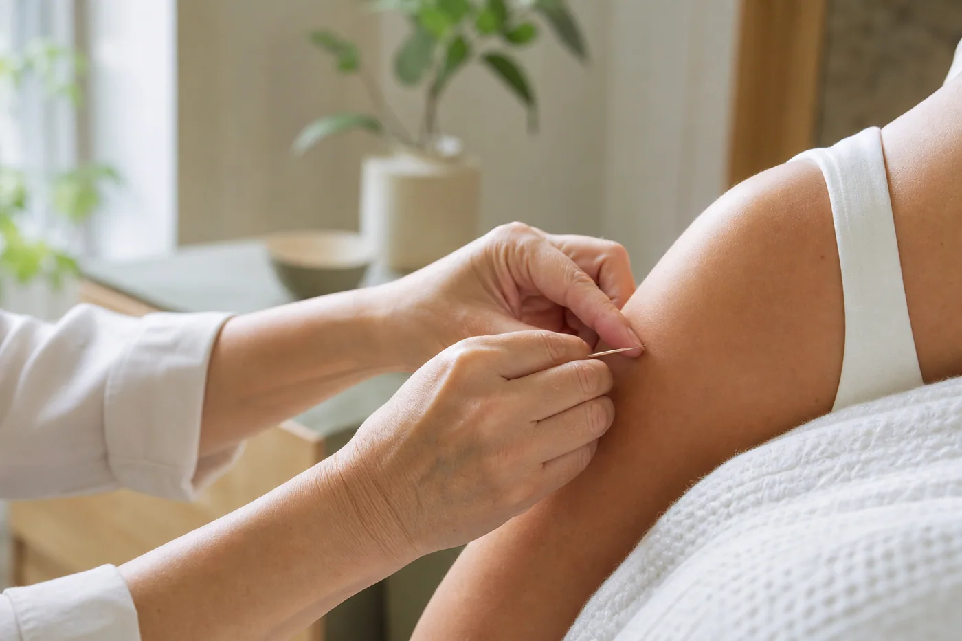 FSN acupuncture technique on superficial tissue