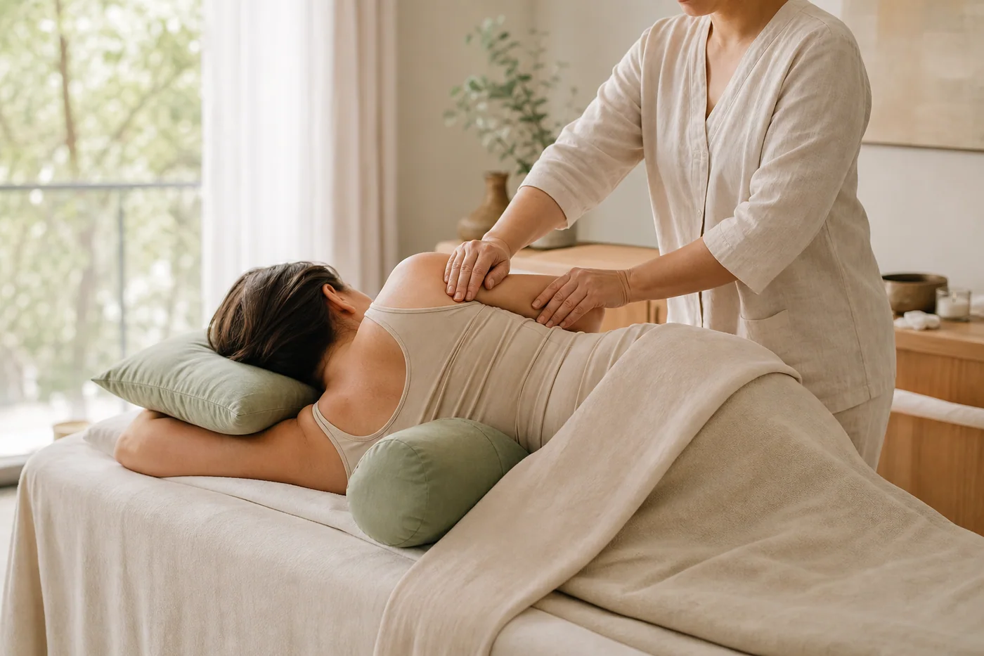 Massage adapted for pregnancy